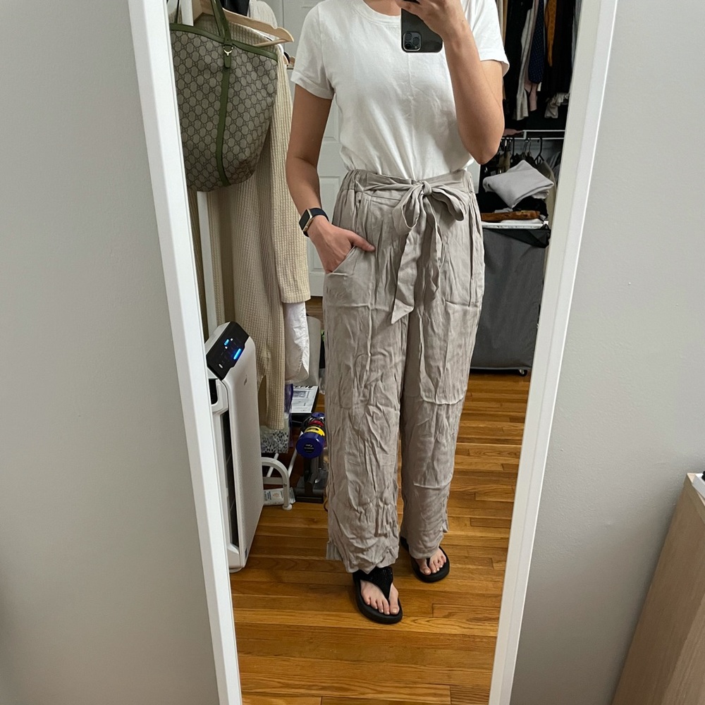 Wilfred flowy straight leg pants